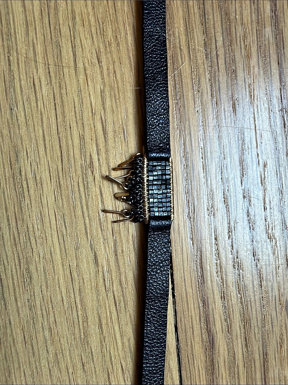 Black & Gold Chain Choker Like New
